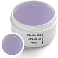Gel de Fibreglass UV Violeta Premium Line Clear 30 ml – acabado- construcción- adhesivo con protección amarillenta